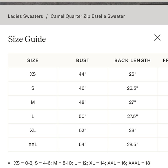 Tuckernuck Camel Quarter Zip Estella Sweater - Picture 3 of 5